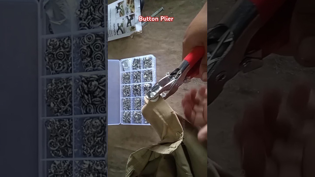 How to use Button Plier Tool 