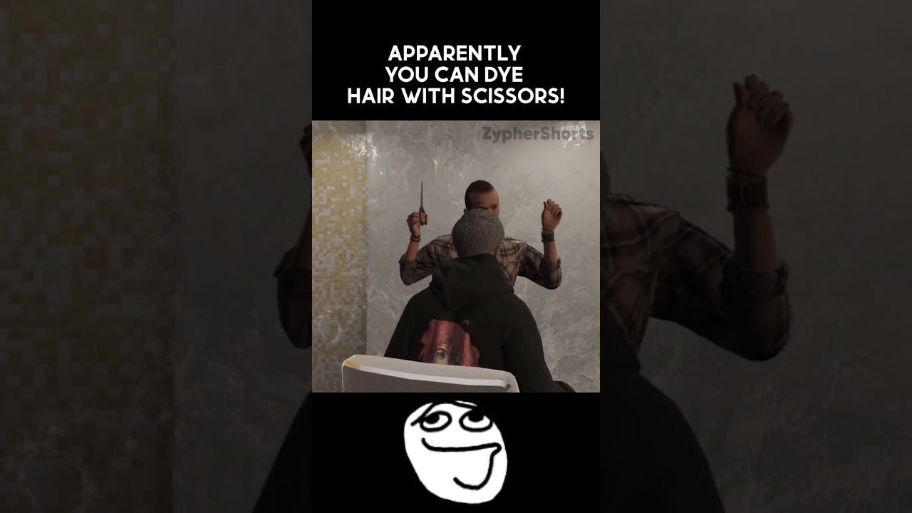 GTA V LOGIC HAIR DYE WITH SCISSORS | 