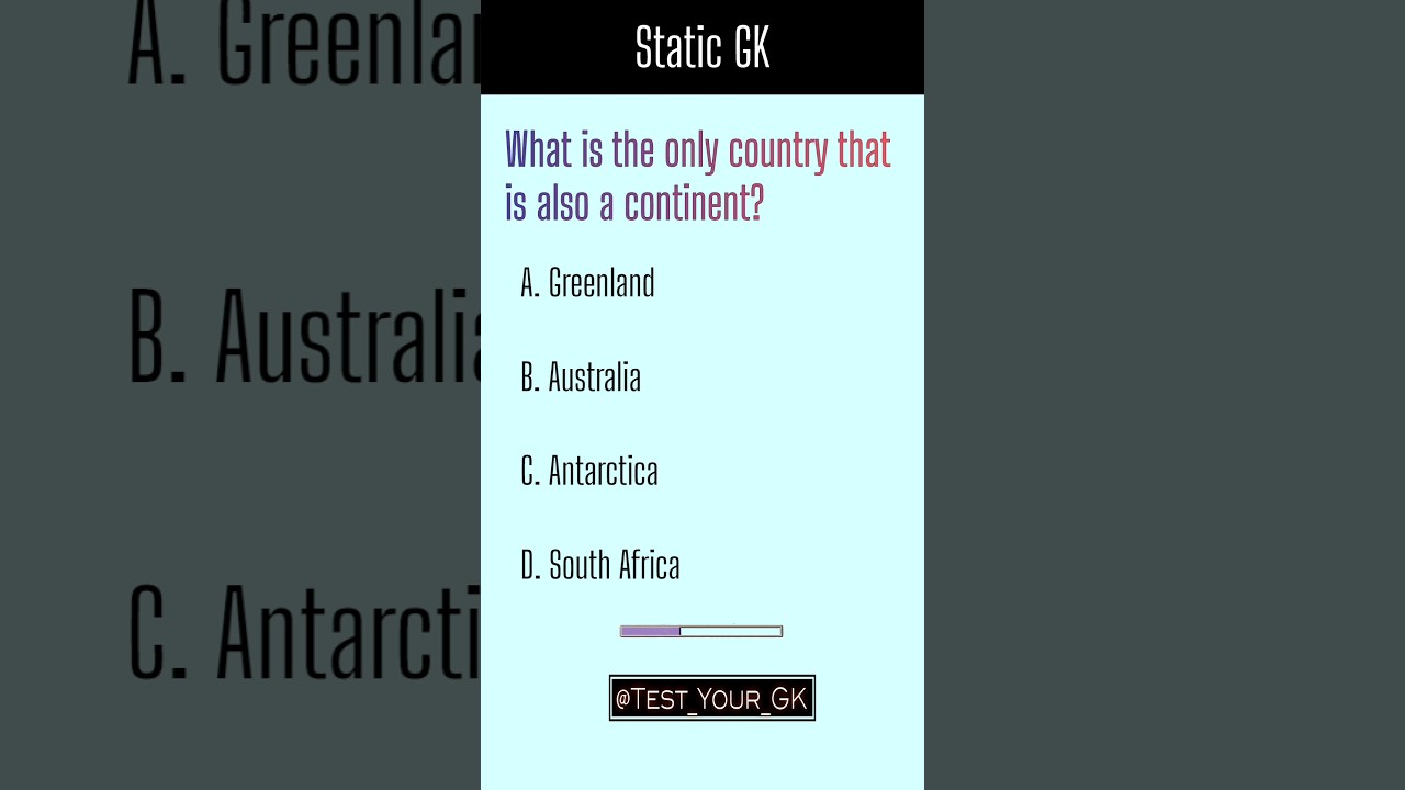 Static General knowledge / MCQ's / Competitive Exams 