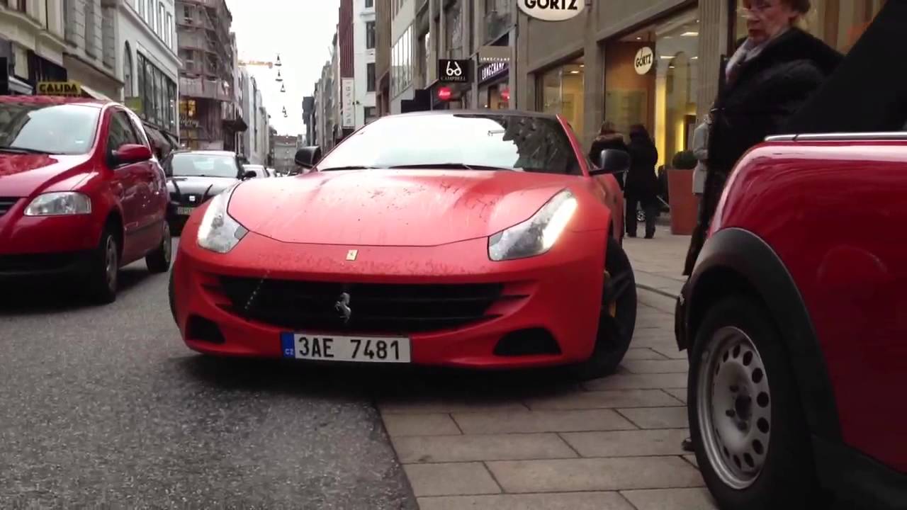 MATTE ORANGE Ferrari FF - Details & Driving Scenes