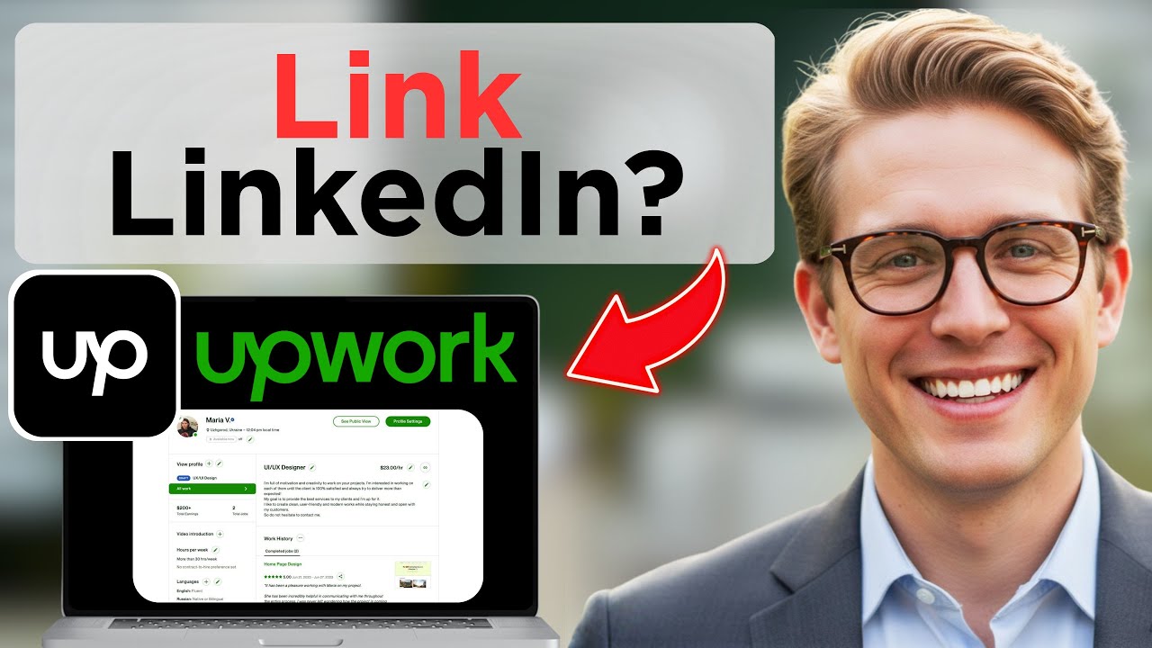 How To Attach Your LinkedIn Profile With Upwork (Tested) - YouTube