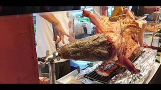 Thailand Street Food Grilled Crocodile | HD