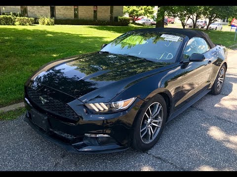 Автомобили из Америки под востановление. 2016 Ford Mustang Cabrio 2.3 Turbo.