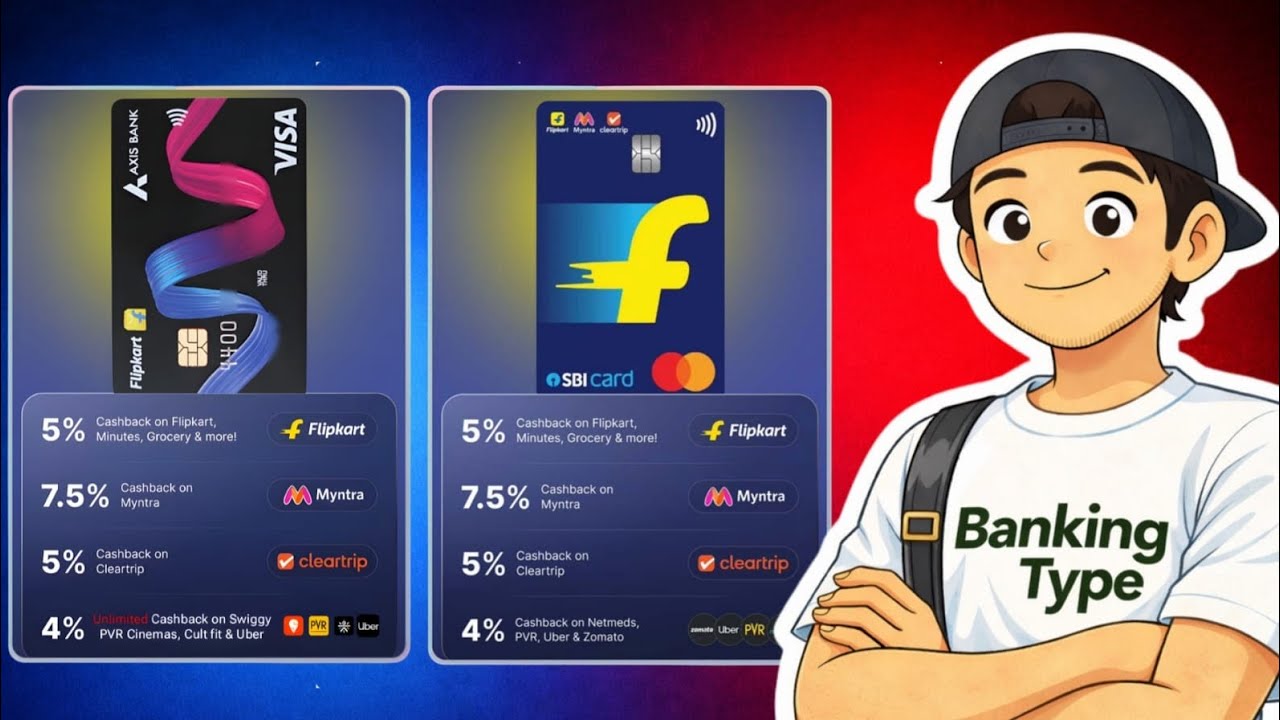 Flipkart SBI Credit Card vs Flipkart Axis Bank Credit Card 💳🔥 | Kaunsa Best Hai? 🤔 (Full Comparison)