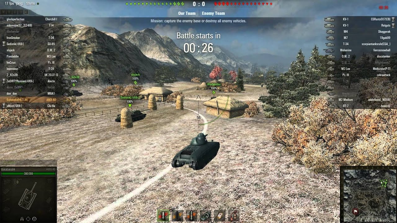 [WoT] The French Tanks, AMX40 - 08 Quack Quack I'm a Tank - YouTube