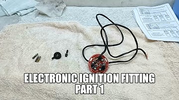 Triumph Trident T160 Rebuild. Part 97: Electronic Ignition Fitting Part 1