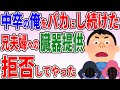 Y07「中卒の俺を見下していた兄夫婦が病気でドナーが必要に→俺の臓器が適合…兄夫婦は大喜びした数分後に大発狂【2ch修羅場・ゆっくり解説】