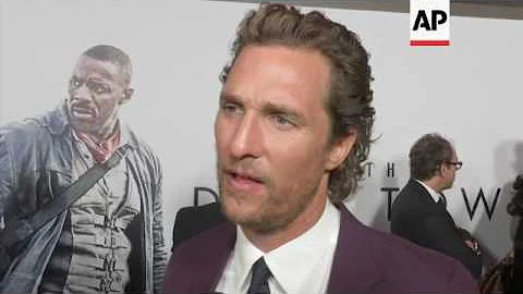 Matthew McConaughey reacts to death of Sam Shepard while promoting his latest film, 'The Dark Tower'