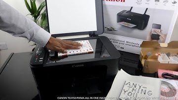 CANON TS3150 PIXMA ALL IN ONE INKJET PRINTER HOW TO COPY BLACK AND WHITE AND COLOUR