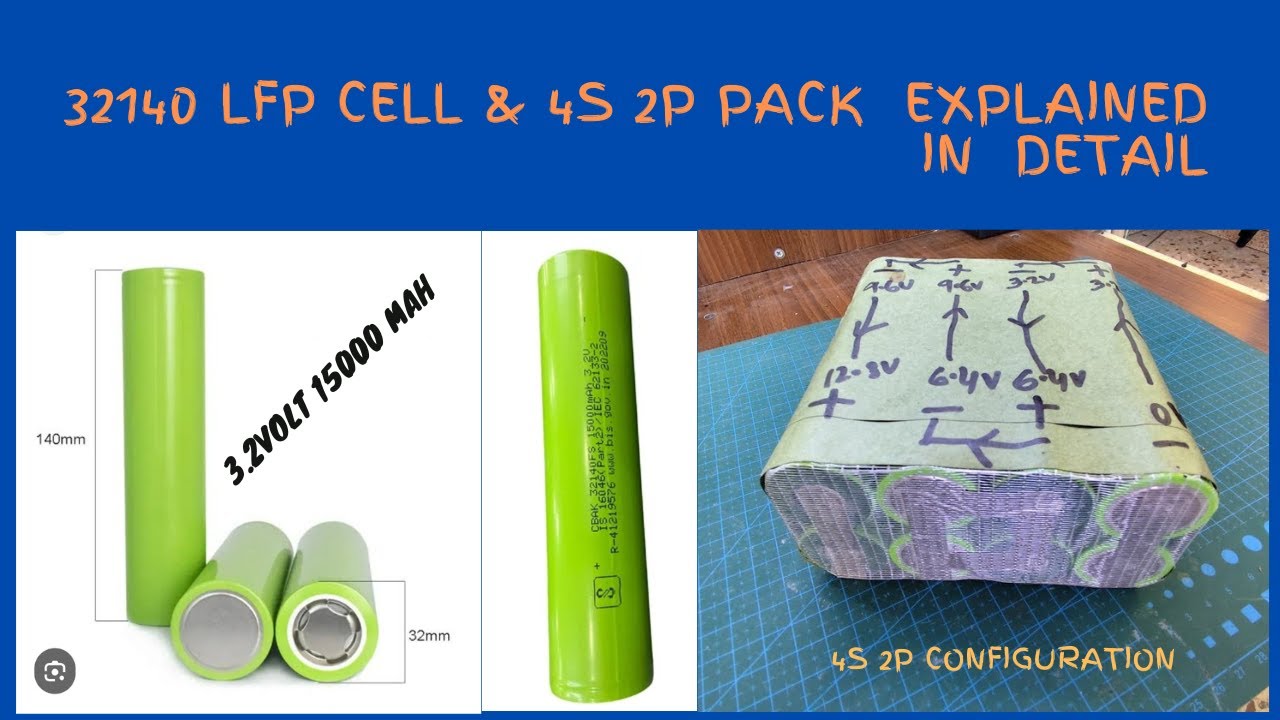 32140 lifePO4 cell & 4s pack explained - YouTube