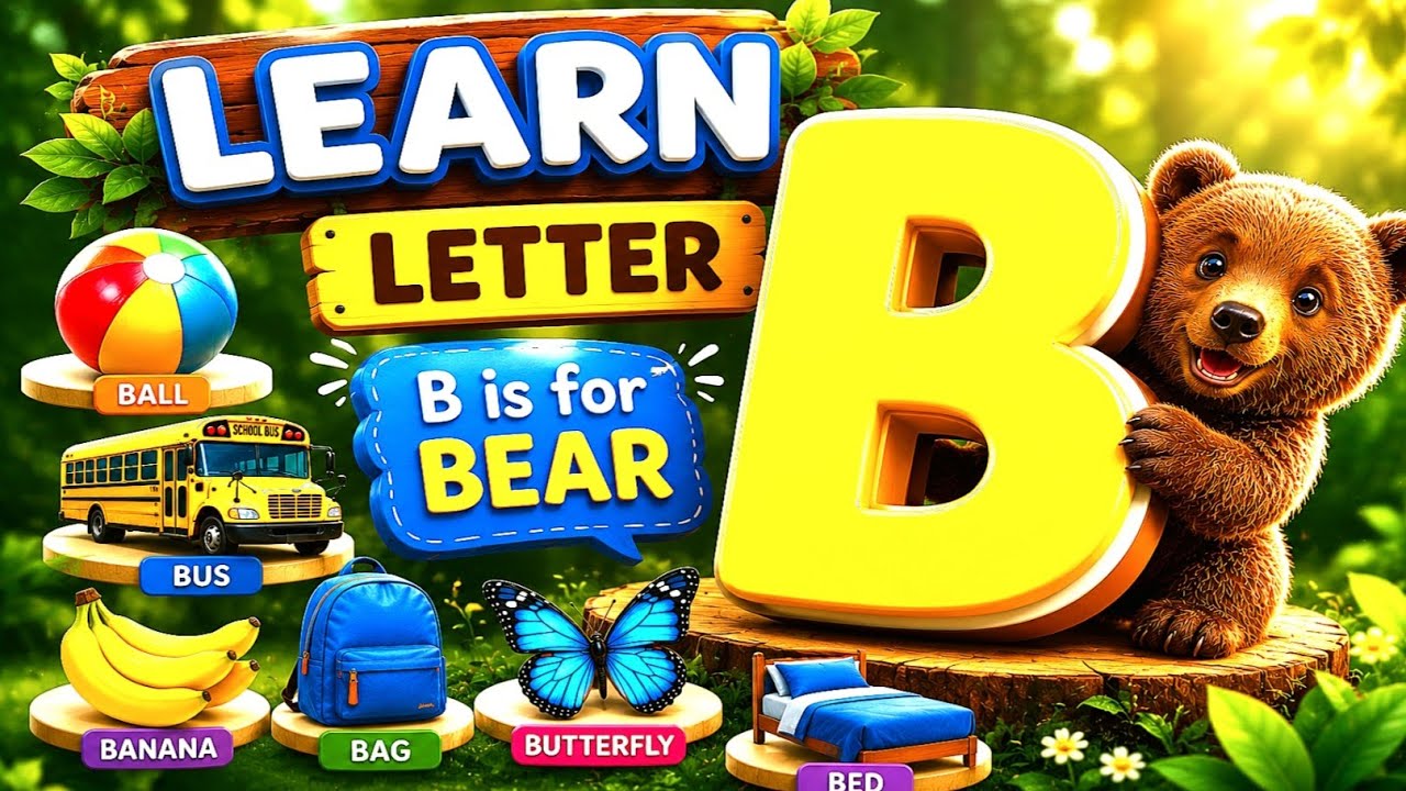 Learn Letter B / "Discovering the Alphabet: Fun with the Letter 'B' for ...