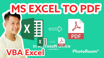 Cara Menyimpan File Excel Ke PDF dengan 1 Kali Klik VBA Excel