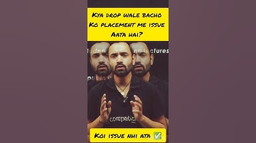 Placement me issue ata hai? #competishun #dropper #placement #viralshorts #jee2025 #iitjee #crackjee