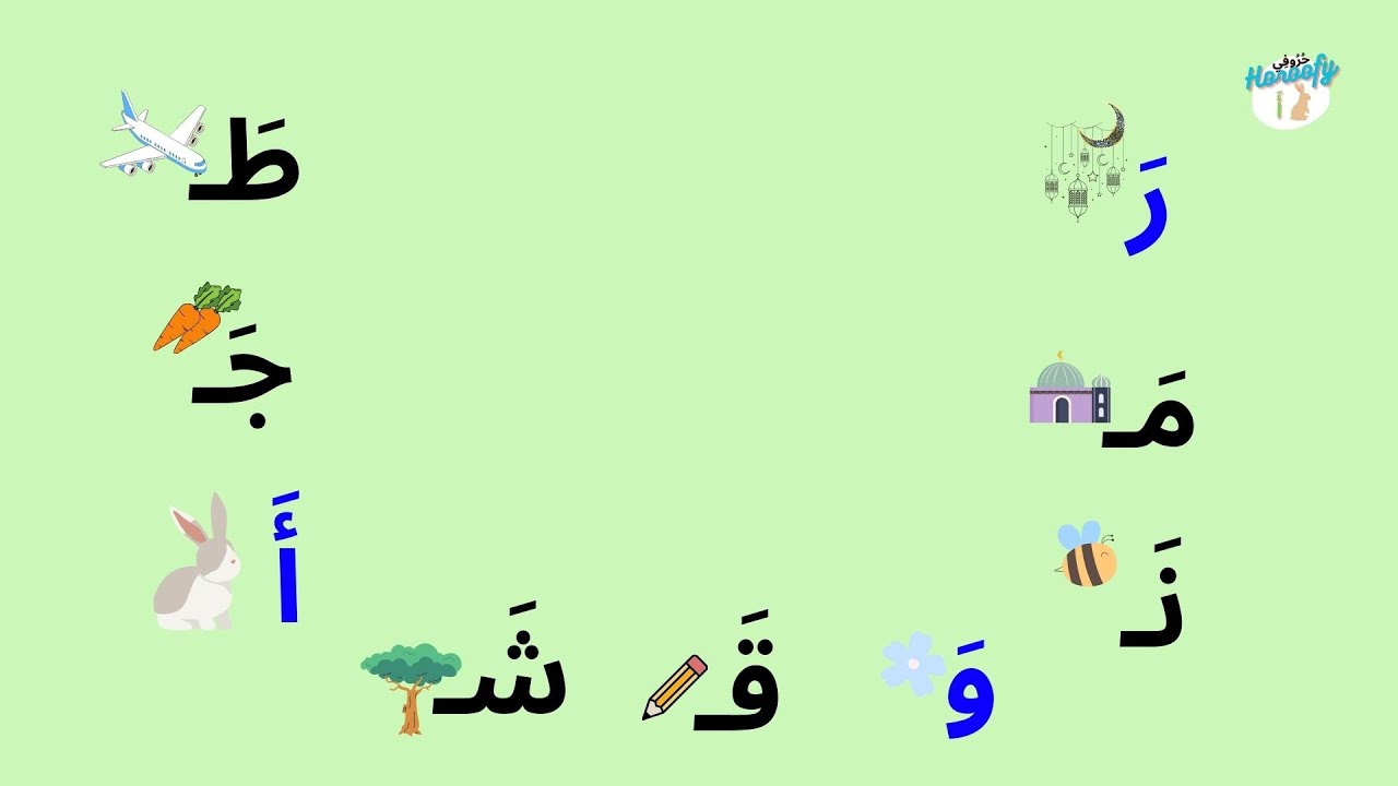 رَ مَـ نَـ وَ قَـ شَـ أَ جَـ طَـ - YouTube