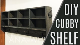 DIY: $40 Cubby Shelf Organizer