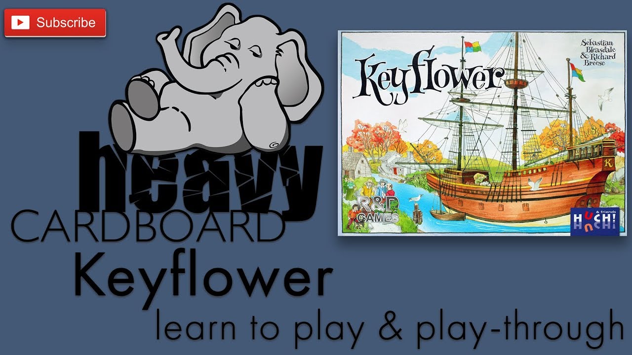 Keyflower 3p Play-through, Teaching, & Roundtable discussion by Heavy Cardboard