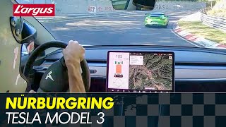 Tesla Model 3 Performance Nürburgring Lap Onboard With Lots Of 911 Gt3 Rs