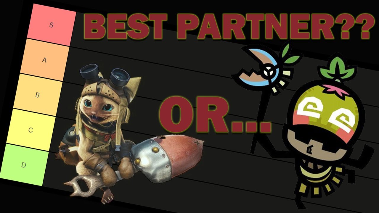 Monster Hunter Buddy/Partner Tier List! (Palico/Palamute/Shakalaka) - 100 Sub Celebration!