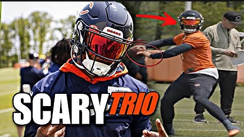 *First Look* Justin Fields BUILDING CHEMISTRY with DJ Moore & Chase Claypool 😰 ..