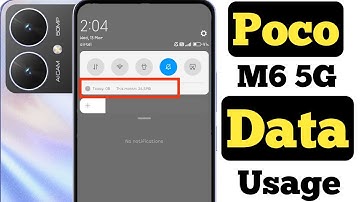 How to show data usage on Poco M6 5G || Poco M6 5G me data usage kaise show kare ||