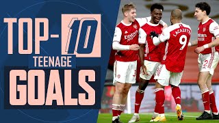 Ranking the Top 10 Goals from Arsenal teenagers | Vela, Gnabry, Ramsey, Fabregas \& more