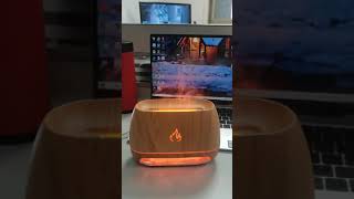 Oem Factory 240Ml Flame Effect Humidifier Led Salt Rock Aroma Diffuser