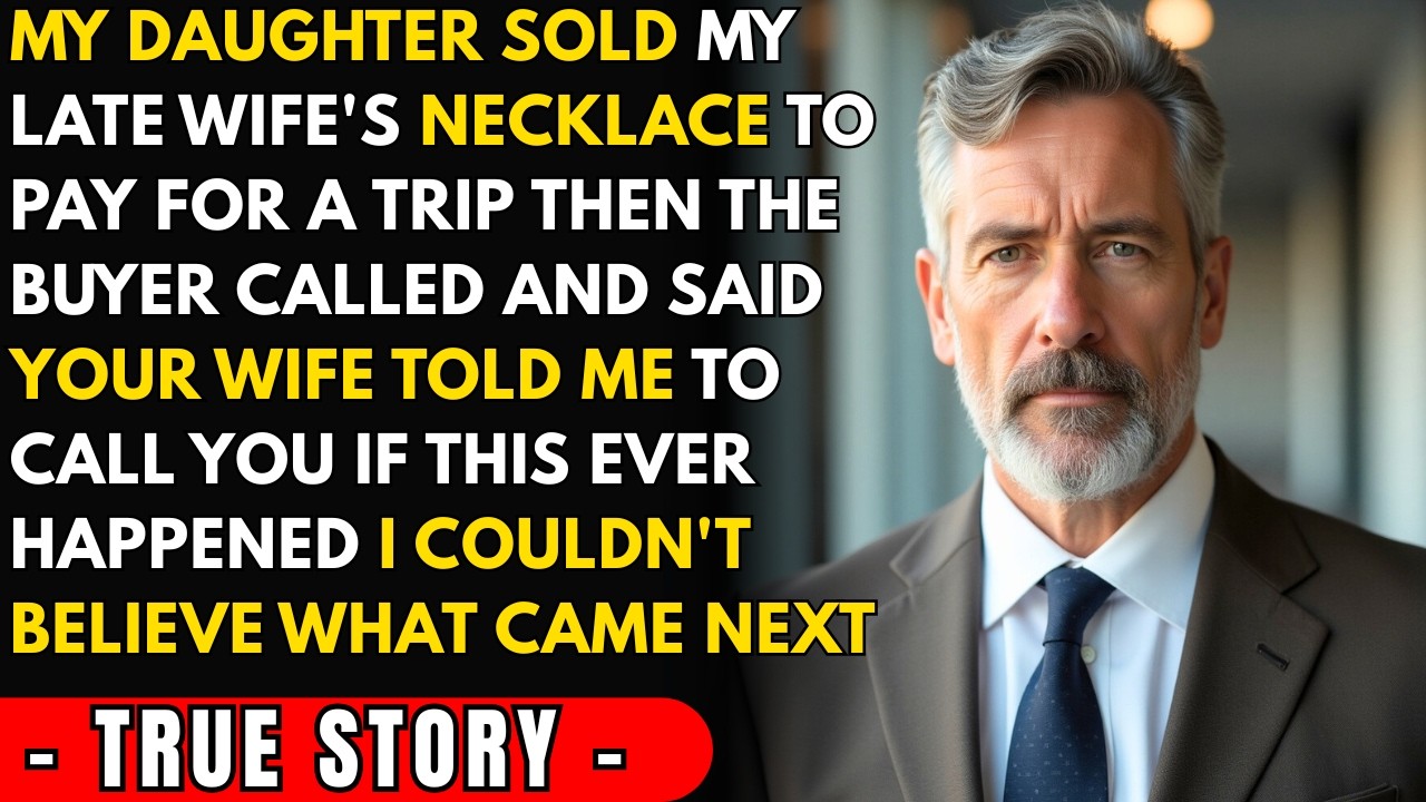 My Daughter Sold My Late Wife's Necklace To Pay For A Trip. Then The Buyer Called Me: 