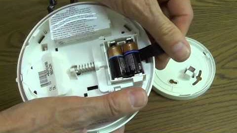 Changing your Smoke Sensor Batteries on your Interlogix Concord 4 Security System