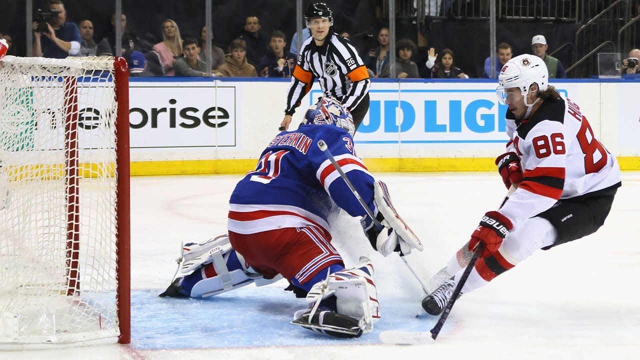 Jack Hughes tallies twice as Devils hold off Red Wings