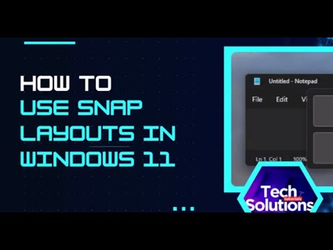 Windows 11: How to Find & Use SNAP LAYOUTS (Tutorial) - YouTube