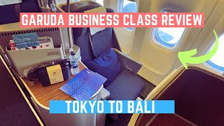 Flying Garuda Business Class from Tokyo to Bali | Full Experience