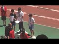 中学男子3000m決勝 レースと表彰式　　2023年兵庫リレーカーニバル