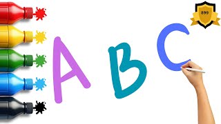 Fun Alphabet Writing for Young Learners | Interactive A-Z ABCD Practice | 899 Video