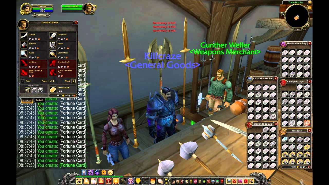 Tehgnome opens 3000 Mysterious Fortune Cards [WoW]