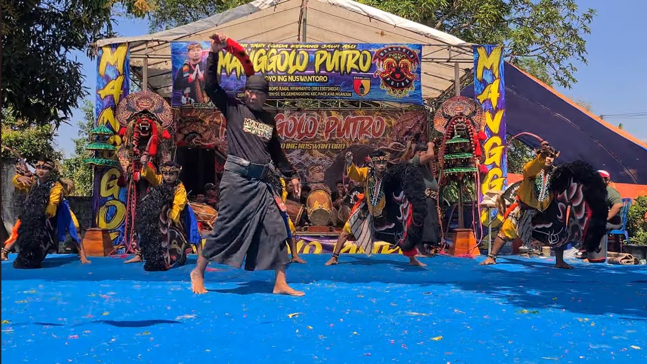Jaranan MANGGOLO PUTRO FT SA AUDIO live klitik gemenggeng pace nganjuk