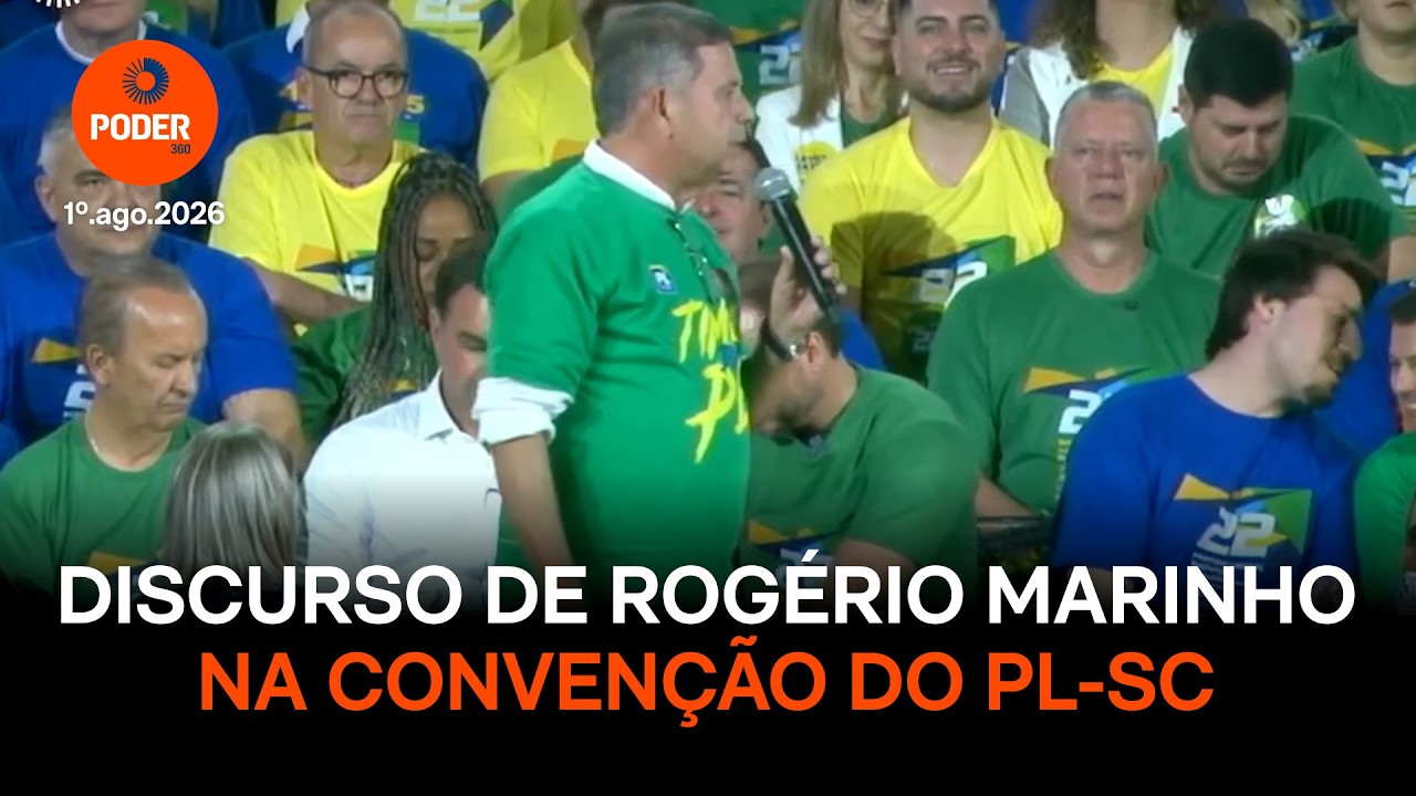 Assista ao discurso de Rogério Marinho na convenção do PL em SC