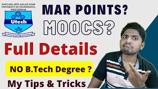 What is MAR and MOOCS in MAKAUT | B.Tech Honours | Get MAR Point Easily tips and Tricks