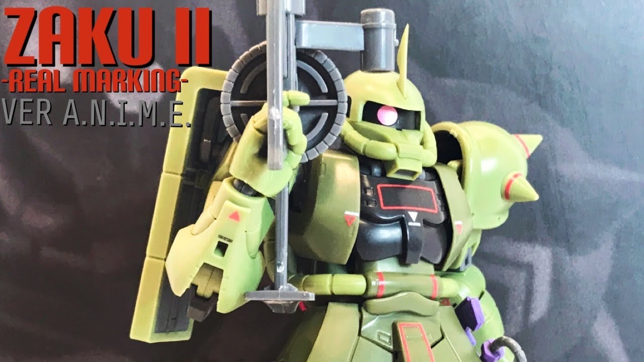Robot Spirits MS-06 Zaku II -Real Marking- (ver. ANIME) Review