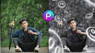 ||smiley background photo editing picsart app||@DJPHOTOEDITING 😱👌... screenshot 3
