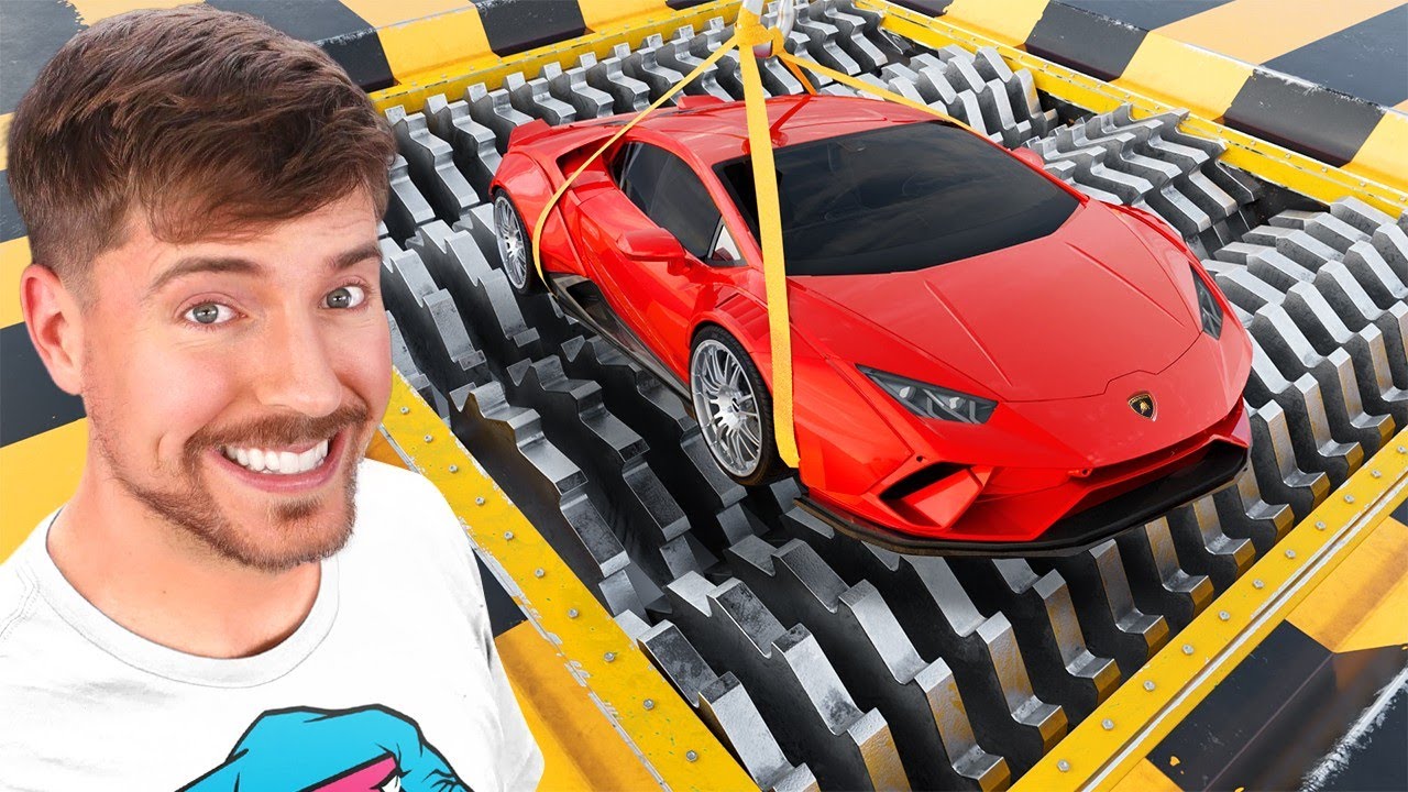 Lamborghini Vs World s Largest Shredder