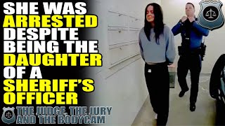 OFFICER'S daughter gets ARRESTED after FLEEING the ACCIDENT scene and DRIVING DRUNK - Theresa Lee