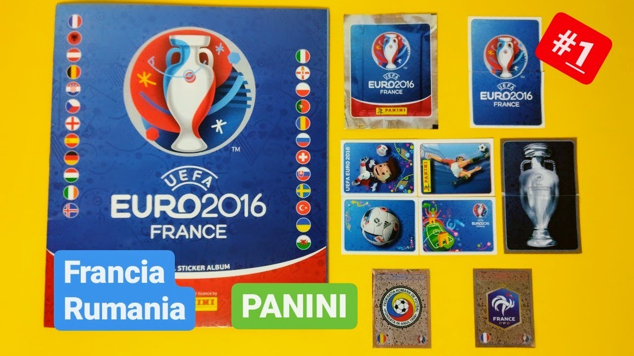 Álbum Euro Francia 2016 Panini Francia 🇨🇵|  Rumania🇷🇴