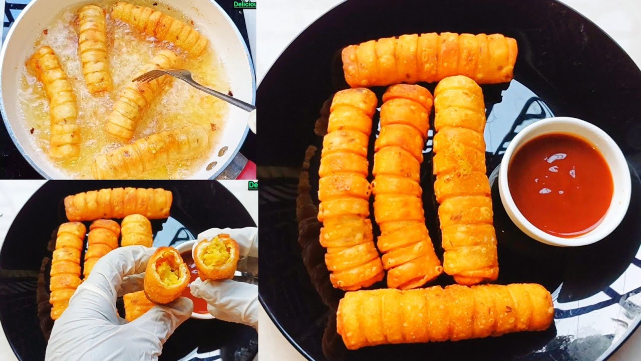 Crispy Potato Snacks Recipe | Unique Iftar Special Potato Rolls | New Recipe 2026