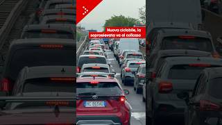 Milano, traffico in tilt sulla sopraelevata per una nuova pista ciclabile