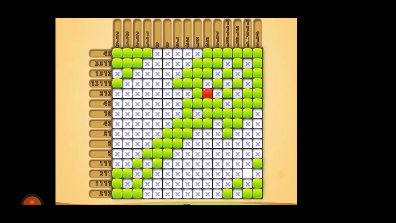 Nono Crossing Level 489 Picture Nonogram - YouTube