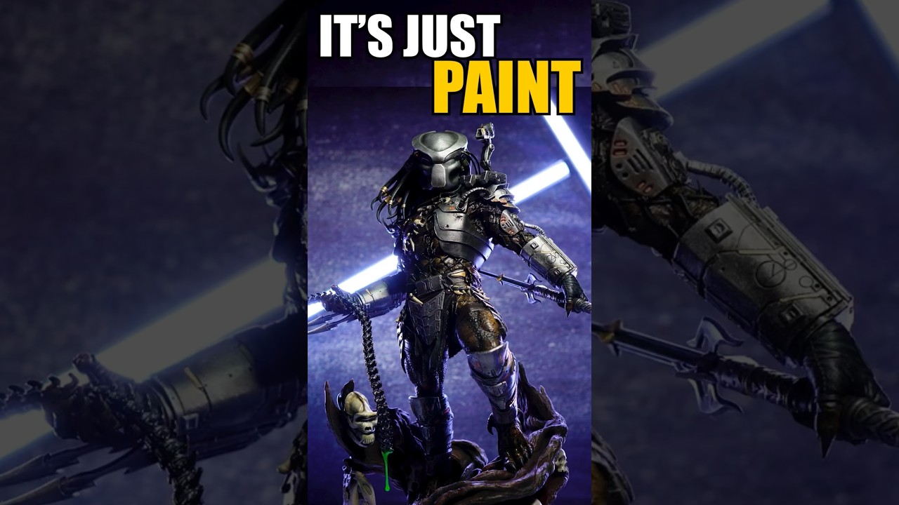 Only 2 Paints / But It Looks Like Real Metal – Predator 3D Print 