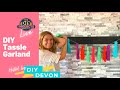 DIY Summer Tassel Garland Banner | DIY Projects Live with Devon June 10, 2021