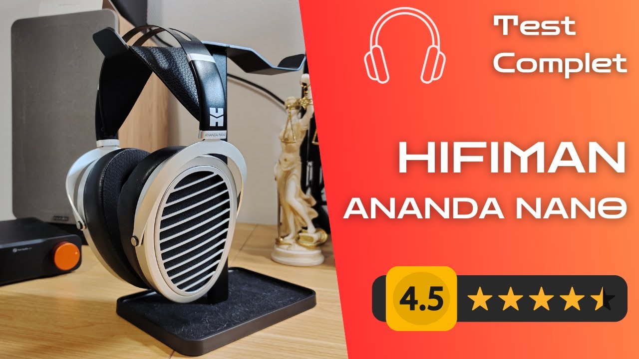 TEST : HIFIMAN ANANDA NANO - La BASSE de ce CASQUE PLANAIRE est FOLLE ...