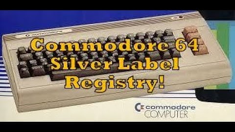 Registering Another Silver Label Commodore 64 On c64preservation.com - Dave Bradley - Episode 641