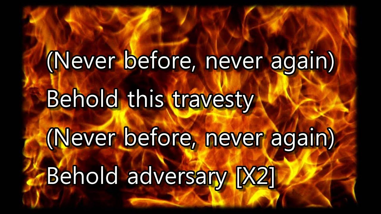 Bullet For My ValentineEnd Of Days Lyrics YouTube